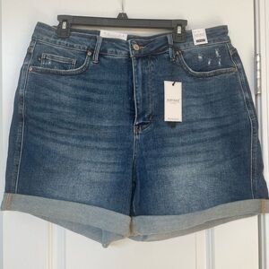 Judy Blue High Rise Tummy Control shorts - 2x